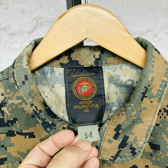 USMC Jacket Mens Small Reg Woodland Marpat Digital Camo Military Marine Corps - Picture 2 of 8